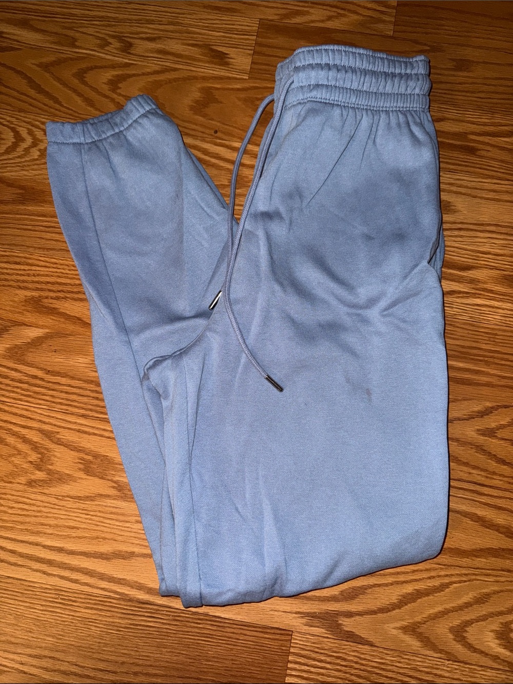 Men's Light Blue Drawstring Jogger Pants